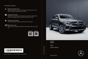2018 Mercedes Benz GLC SUV Operator Manual